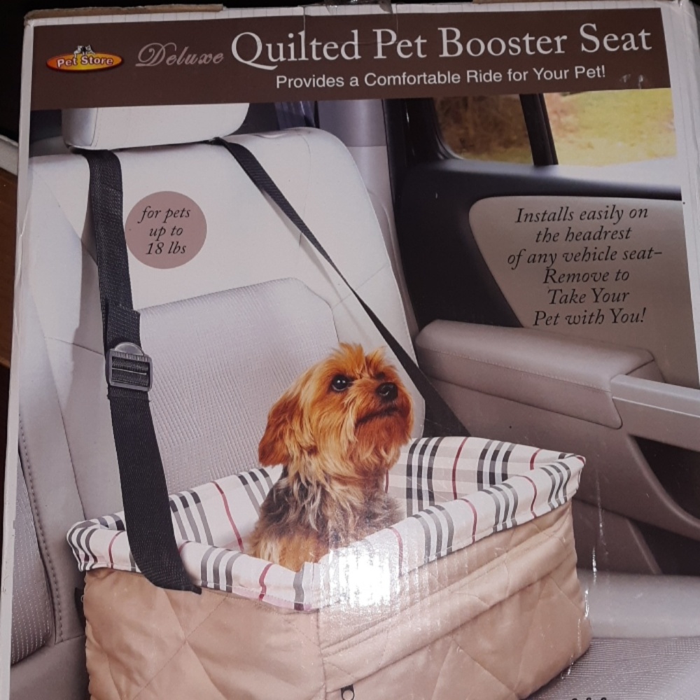 Deluxe Quilted Pet booster seat